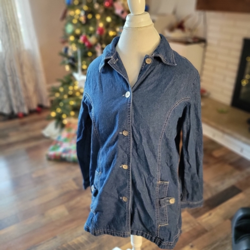 Tudor jean jacket womens‎ medium